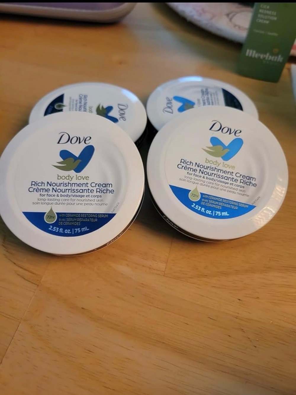 Dove Rich Nourishment Cream Face Hand & Body Moisturizer Extra Dry Skin 4 Pack - Picture 2 of 7